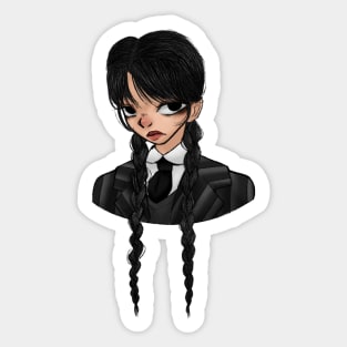 Wednesday Addams Netflix Sticker